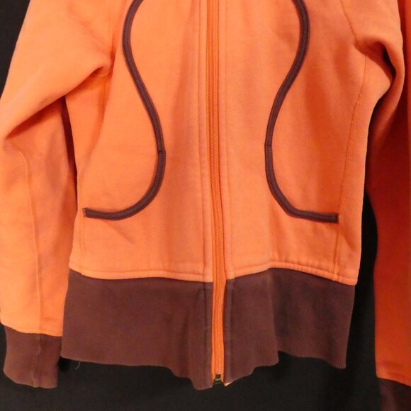 LULULEMON | see measurements | Orange and Brown Classic Heavyweight Scuba Hoodie - Picture 8 of 16